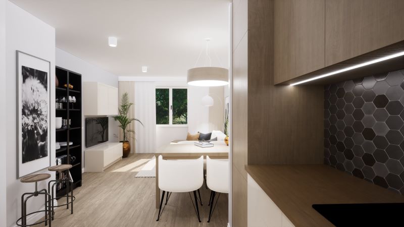 jasny-salon-z-otwartą-kuchnią-w-drewnie