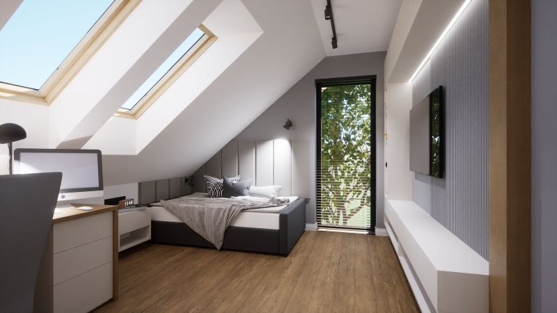 pokój-nastolatka-odcienie-szarości-drewno-panele-tapicerowane